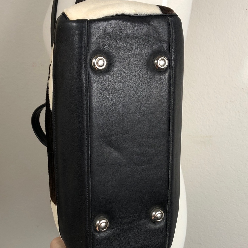 Circle Y Handmade Yoakum Texas Sibyls Collection Calf Hair Western satchel Bag - Picture 11 of 17